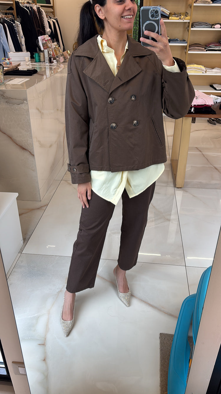 TENSIONE IN - PANTALONE BALOON - MORO