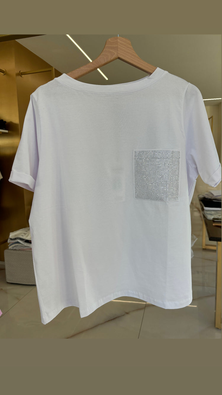 MARGARET - T SHIRT - TASCHINO - ARGENTO