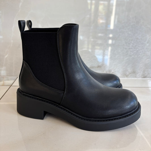 STIVALETTO LISCIO - NERO