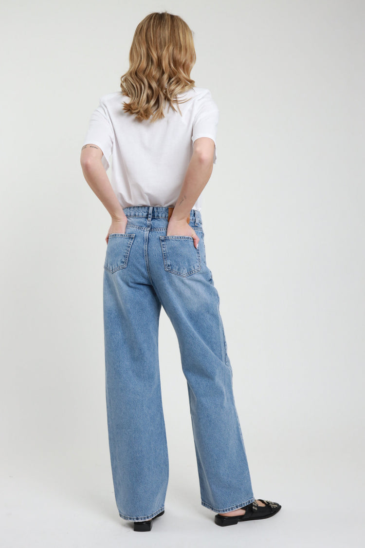 SUSY MIX - JEANS Palazzo - Azzurro