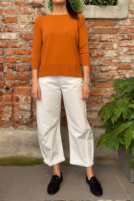 Carmen - Maglia girocollo - COD. ALLEGRA - Zucca