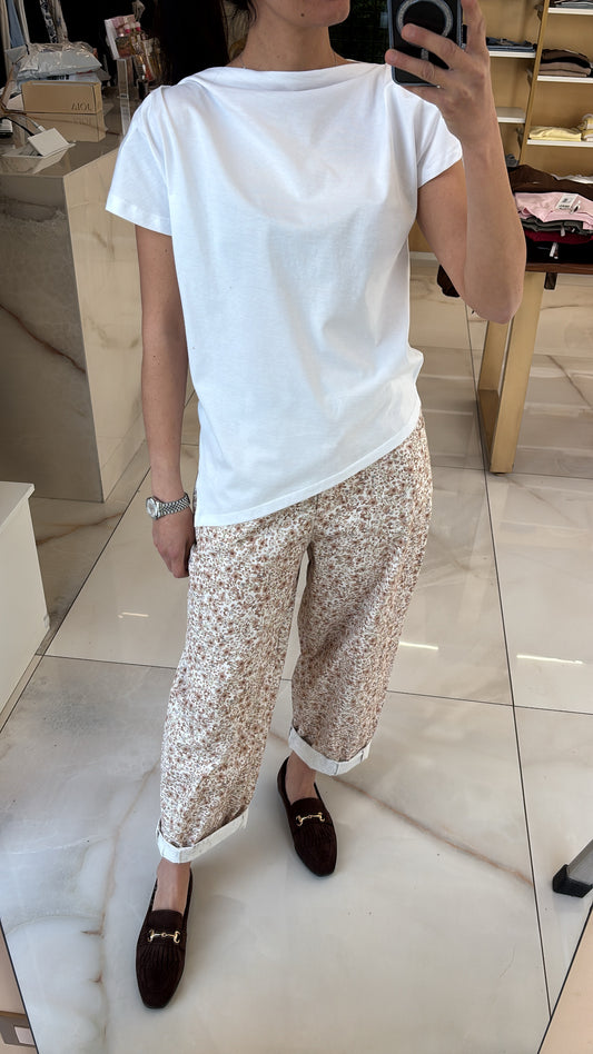 Susy mix - Tshirt asimmetrica - Bianca