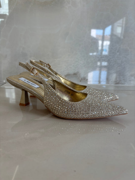 SLINGBACK BRILLANTINI - ORO