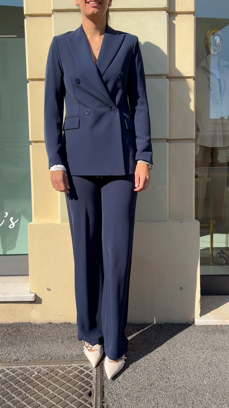ANGELA DAVIS - TAILLEUR COMPLETO - BLU