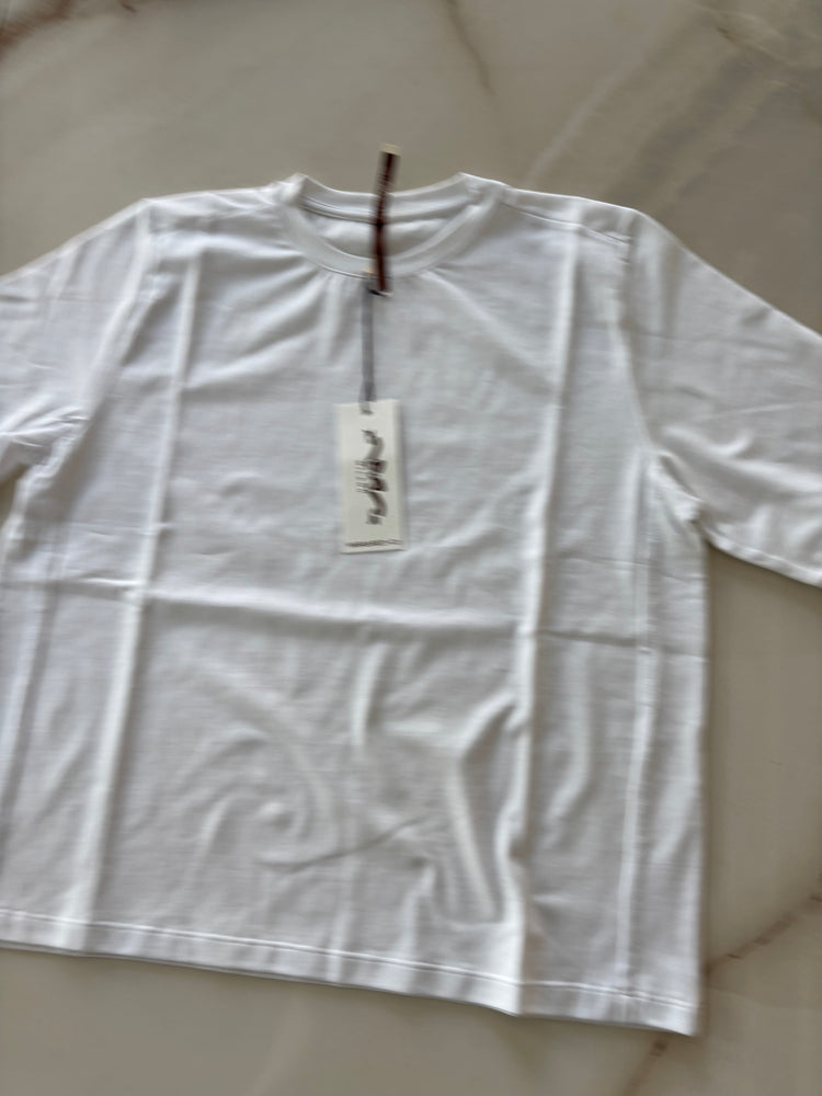 Margaret - Maglia Basica Cuciture - Bianco Ottico - tg XL