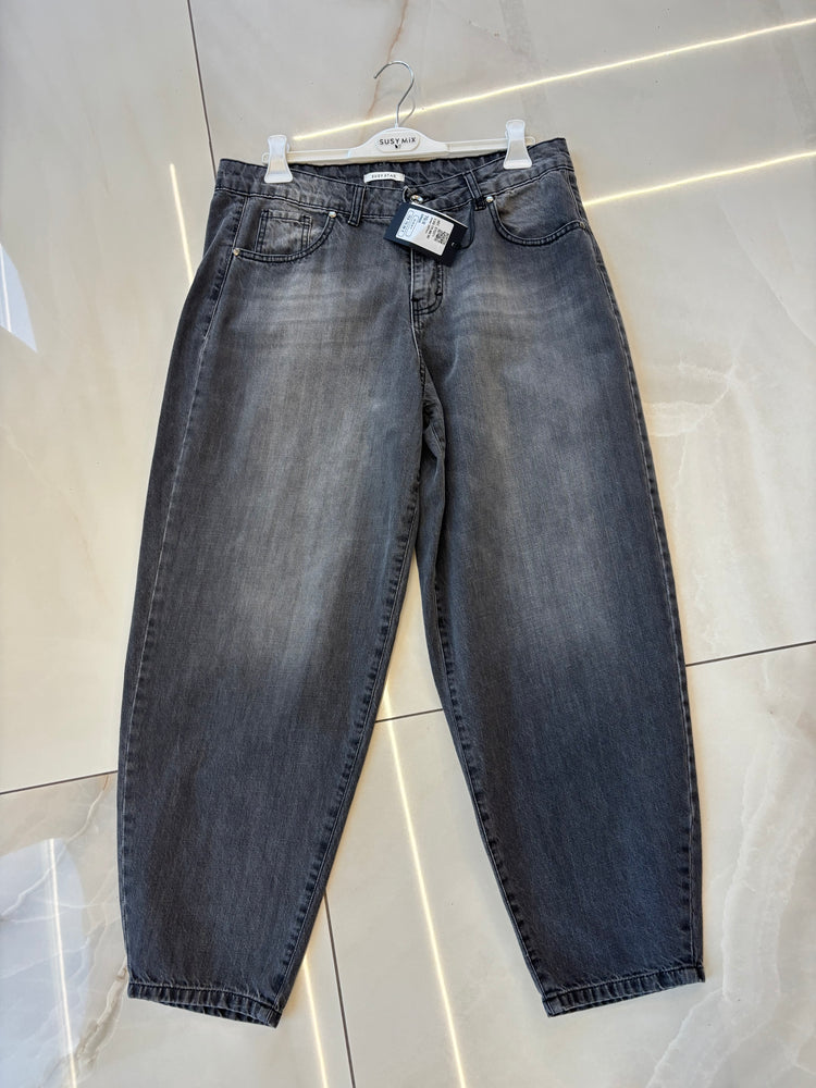 SUSY STAR - JEANS OVETTO - GRIGIO