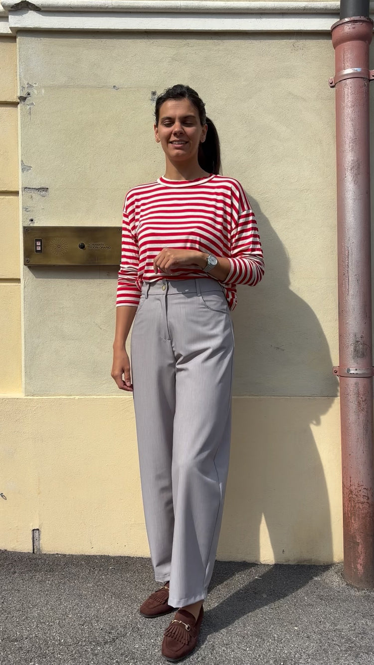 TENSIONE IN - PANTALONE BALI - GRIGIO