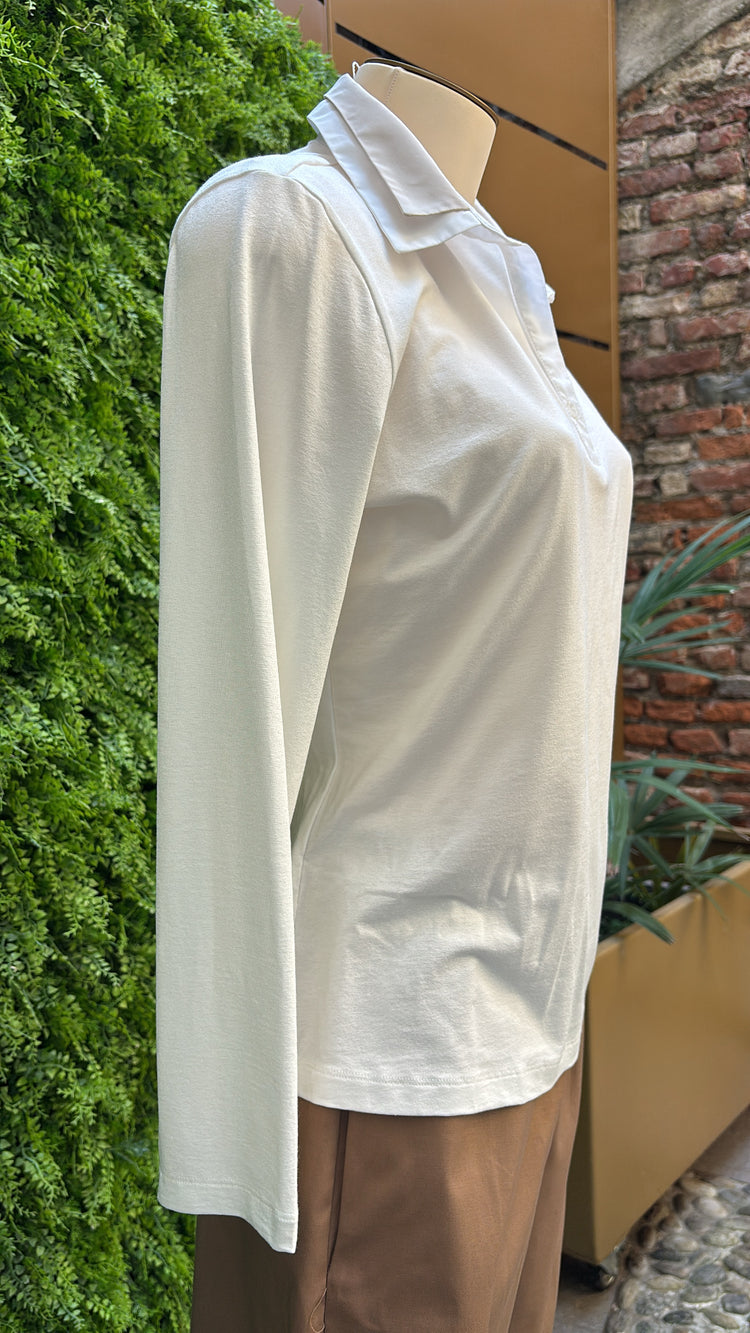 Daniel e Mayer - camicia in cotone - LATTE