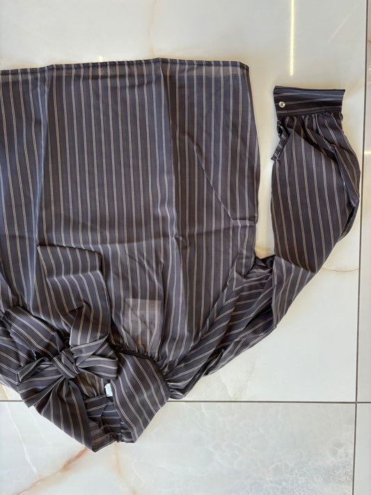 SUSY MIX - CAMICIA GESSATA  - MORO