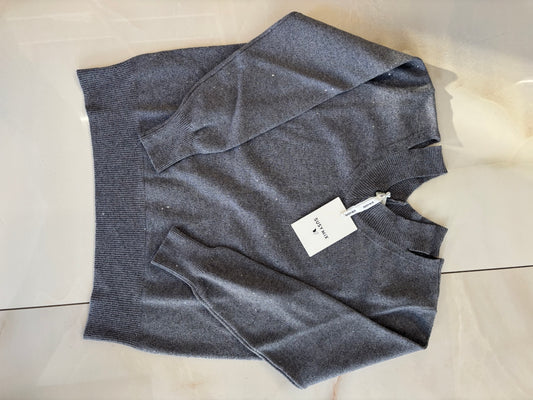 SUSY MIX - MAGLIA CUT OUT - GRIGIO