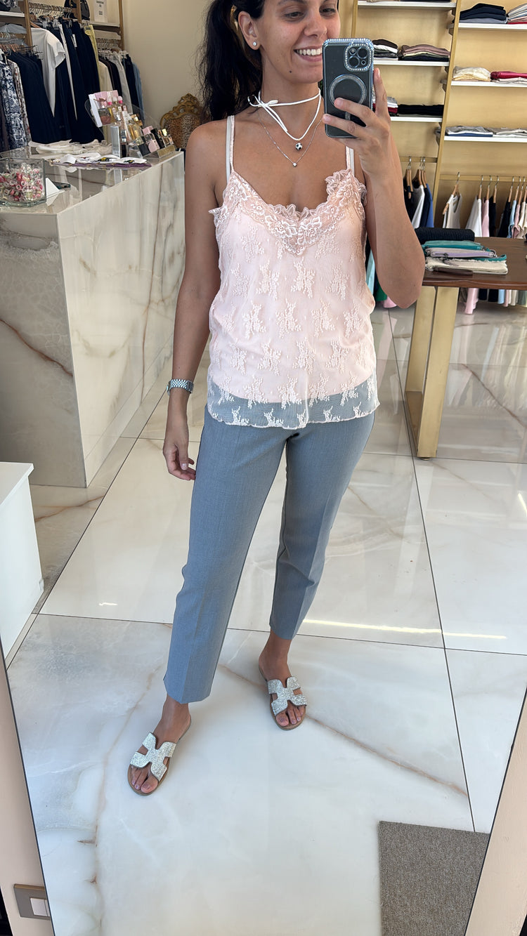 DANIEL & MAYER - PANTALONE BASICO cod. CAMERON ESTIVO - GRIGIO