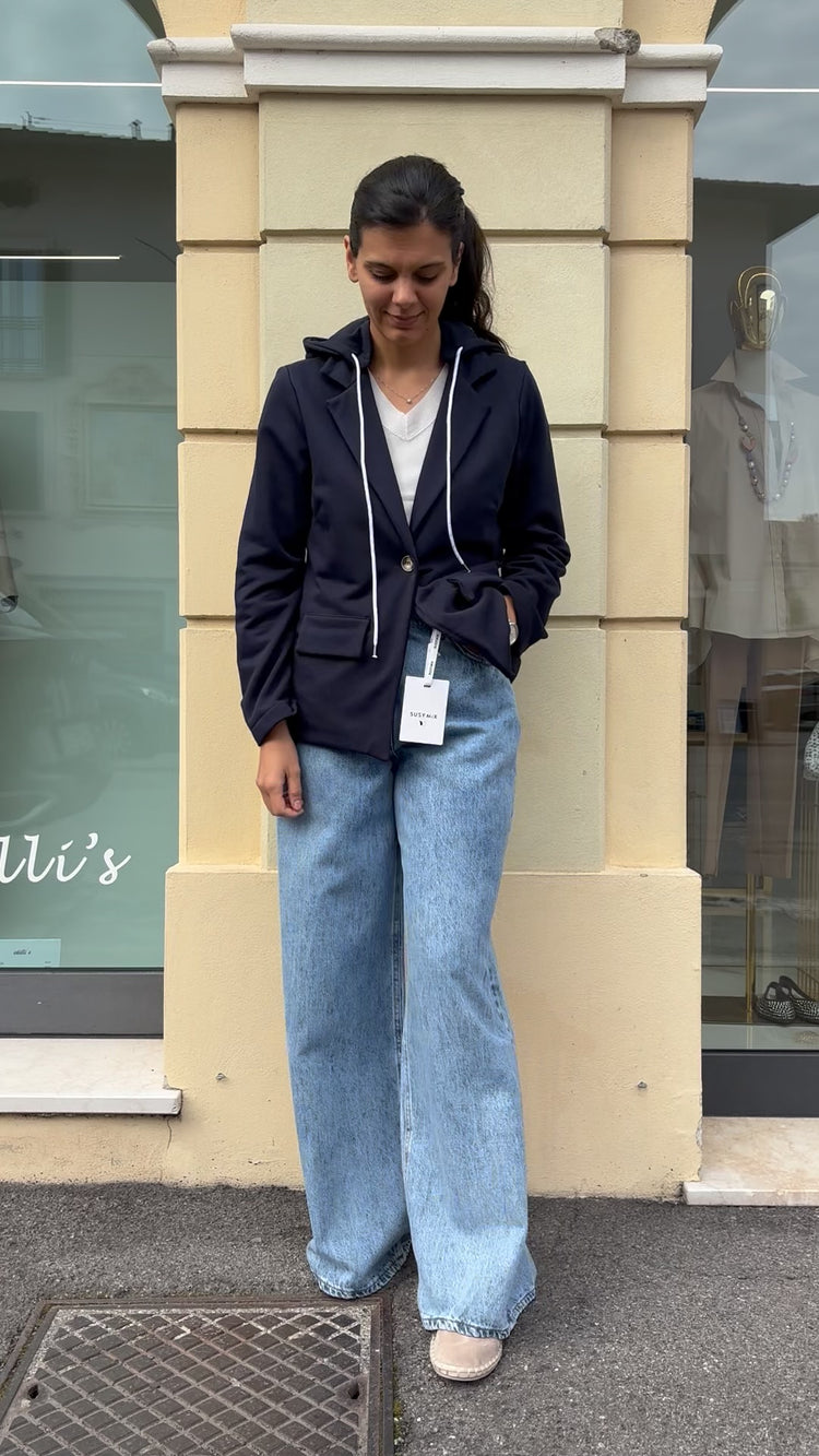 SUSY MIX - JEANS Palazzo - Azzurro