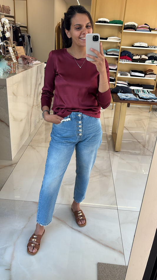 HAVEONE - BLUSA - BORGOGNE