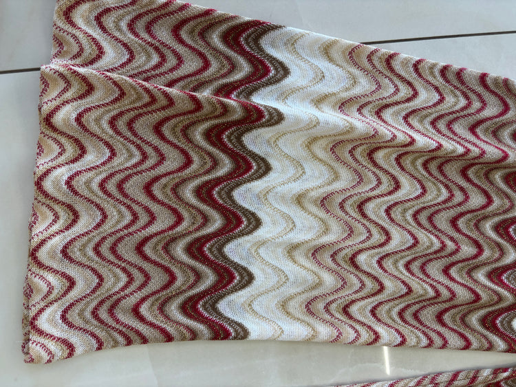 TENSIONE IN - PANTALONE FANTASIA - BEIGE FUCSIA