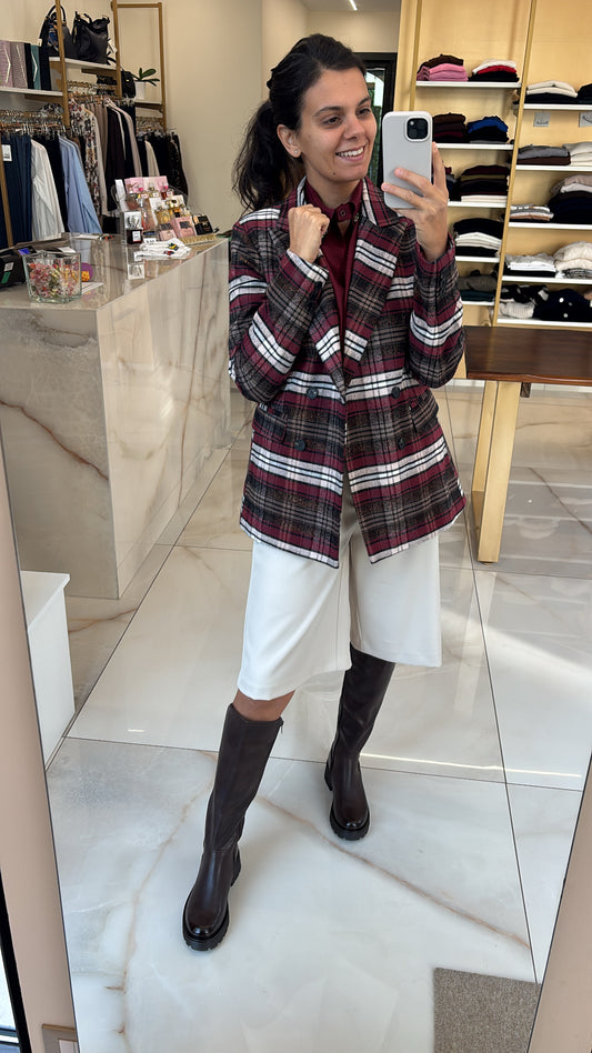 SUSY MIX - GIACCA DOPPIOPETTO - VINO