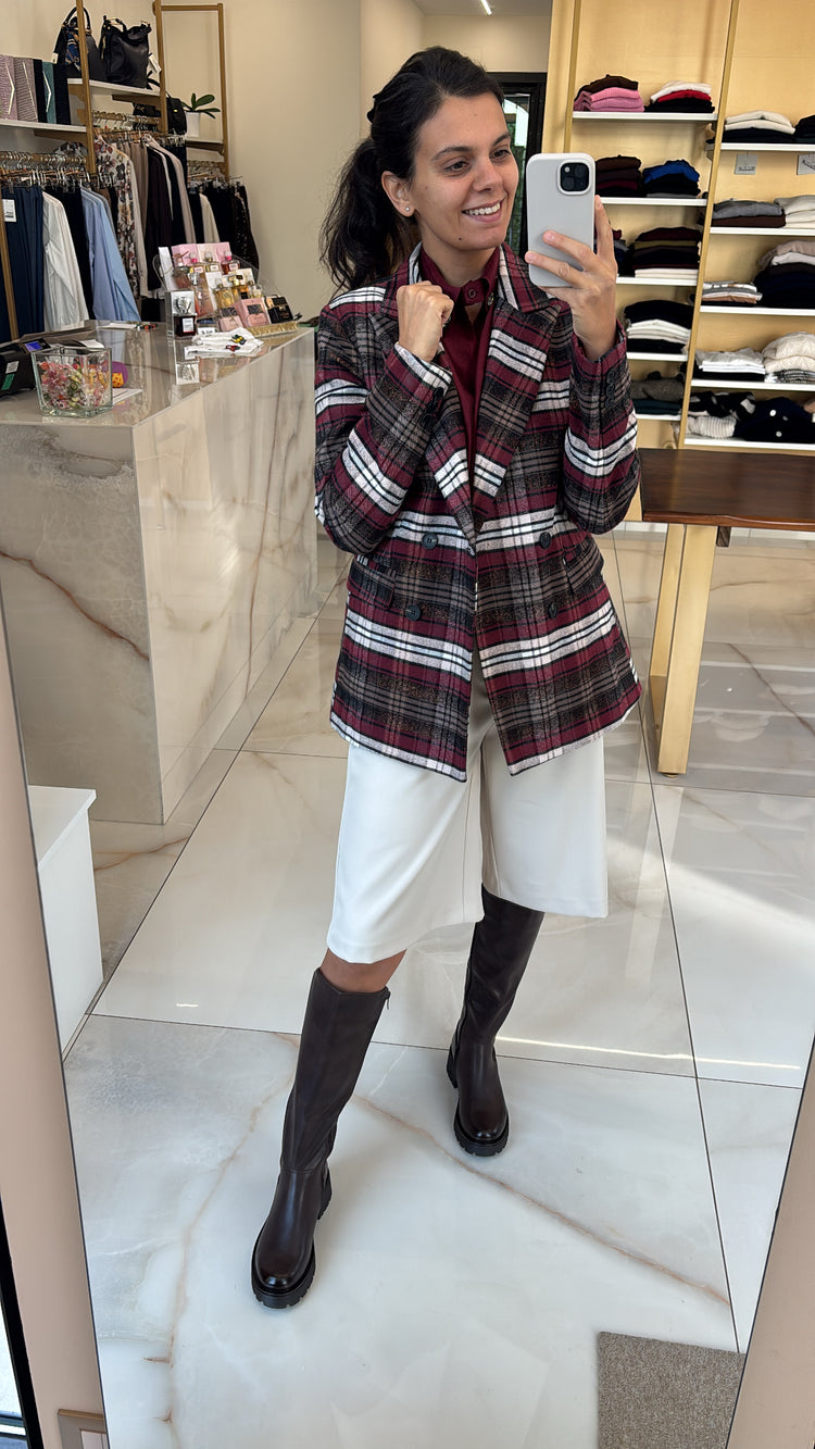 SUSY MIX - GIACCA DOPPIOPETTO - VINO