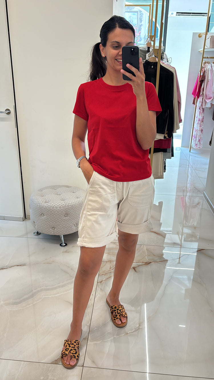 SUSY MIX - T SHIRT NORMAL - ROSSO VIVO
