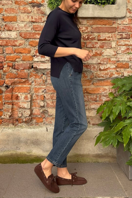 Carmen - Maglia girocollo - COD. ALLEGRA - Blu