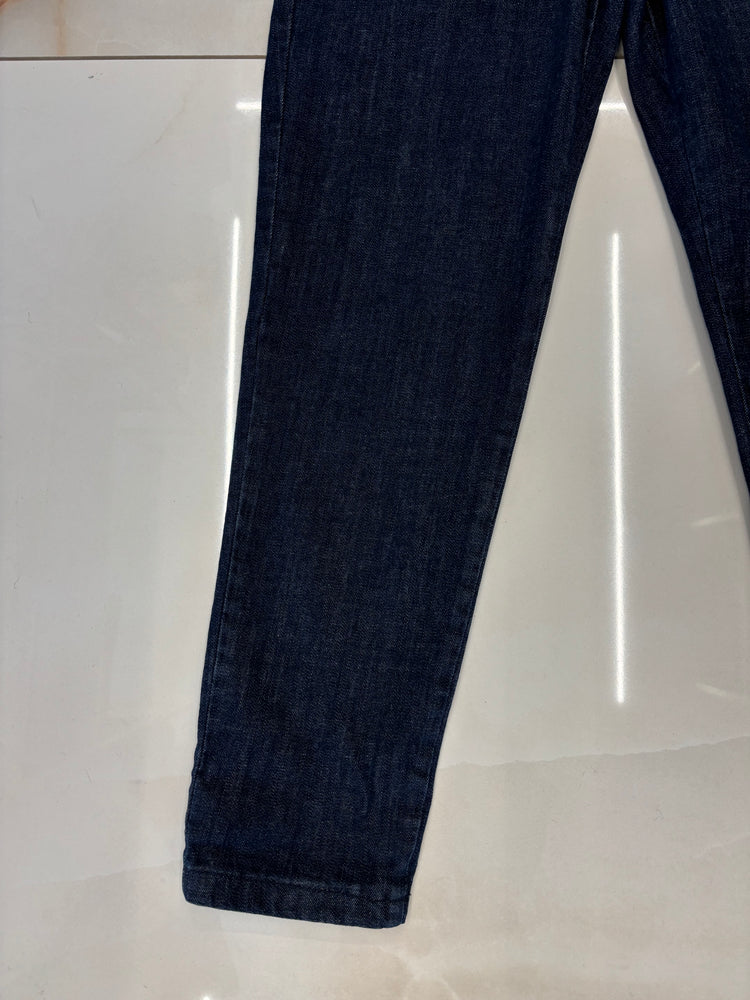 CARMEN - JEANS DRITTO CON COULISSE - BLU DENIM