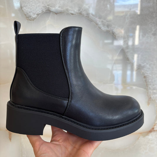 STIVALETTO LISCIO - NERO