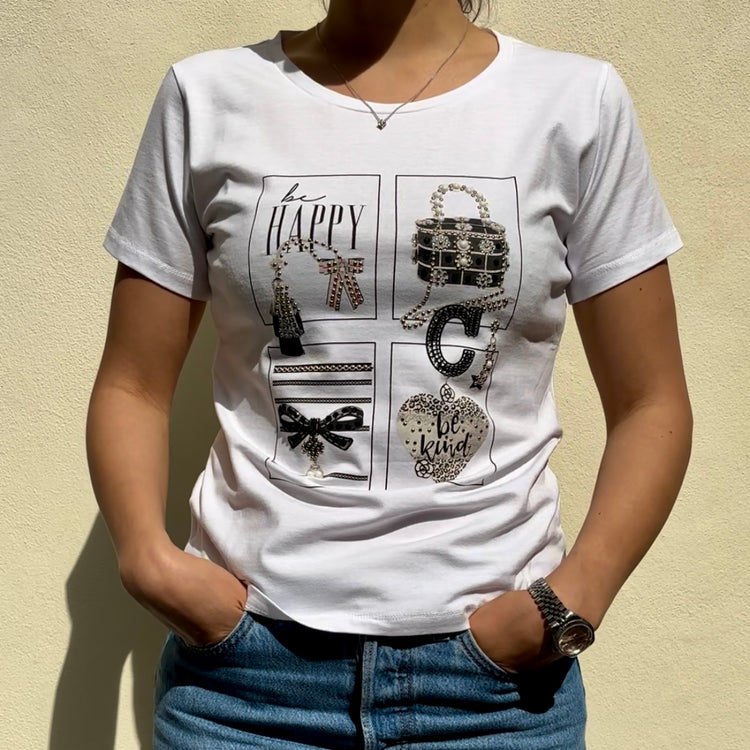 T SHIRT - PARIS - BIANCA