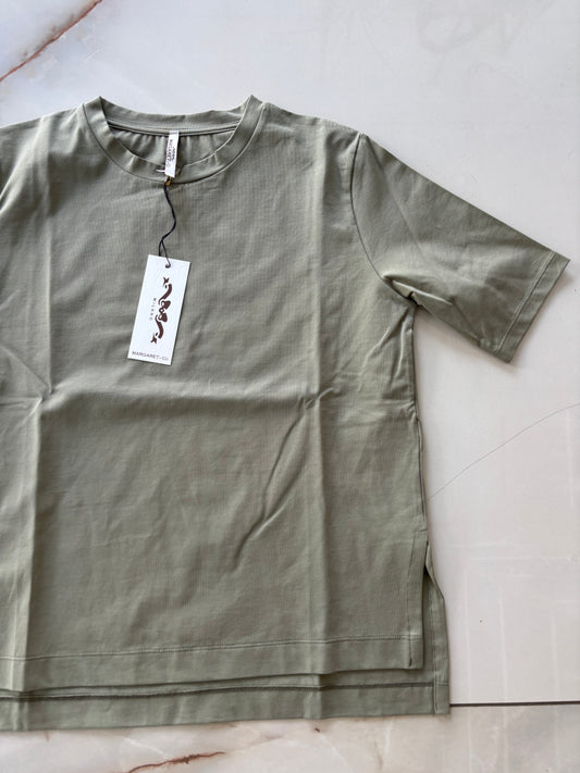 Margaret - Maglia Basica - Verde Militare