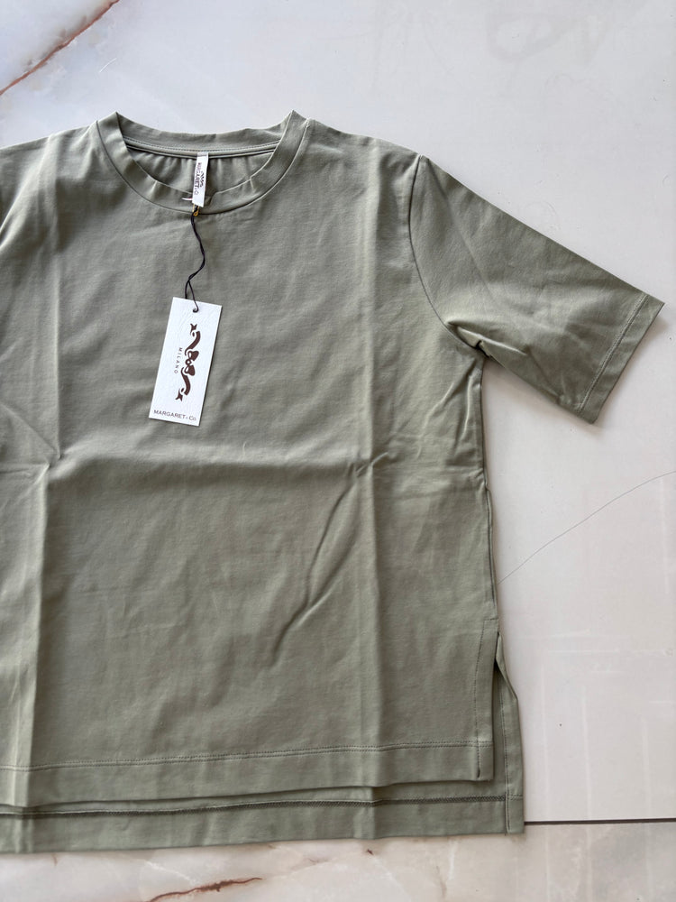 Margaret - Maglia Basica - Verde Militare