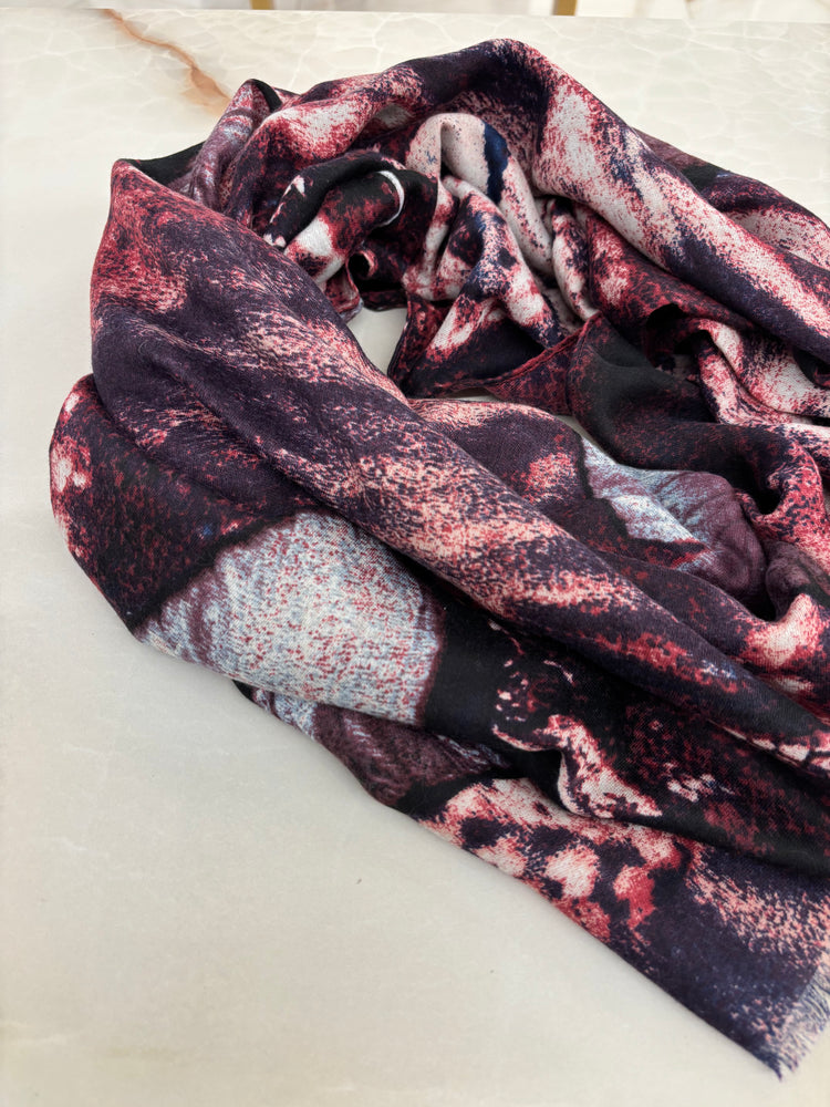 DANIEL E MAYER - SCIARPA FANTASIA - VINO