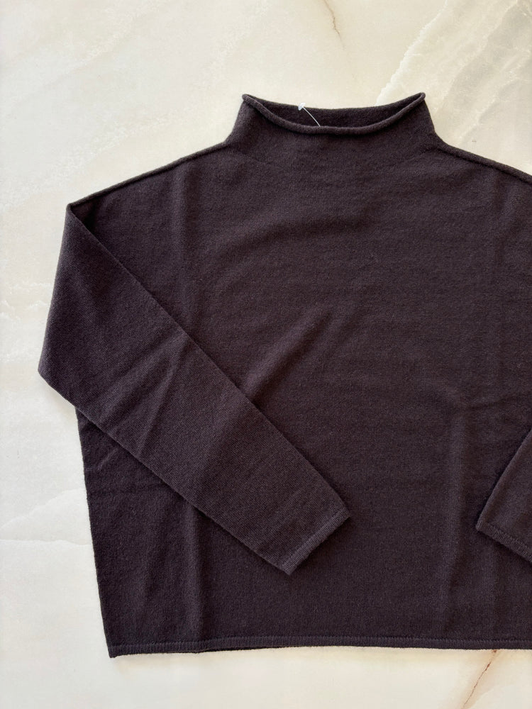 DANIEL E MAYER - MAGLIONE LUPETTO - CHOCO