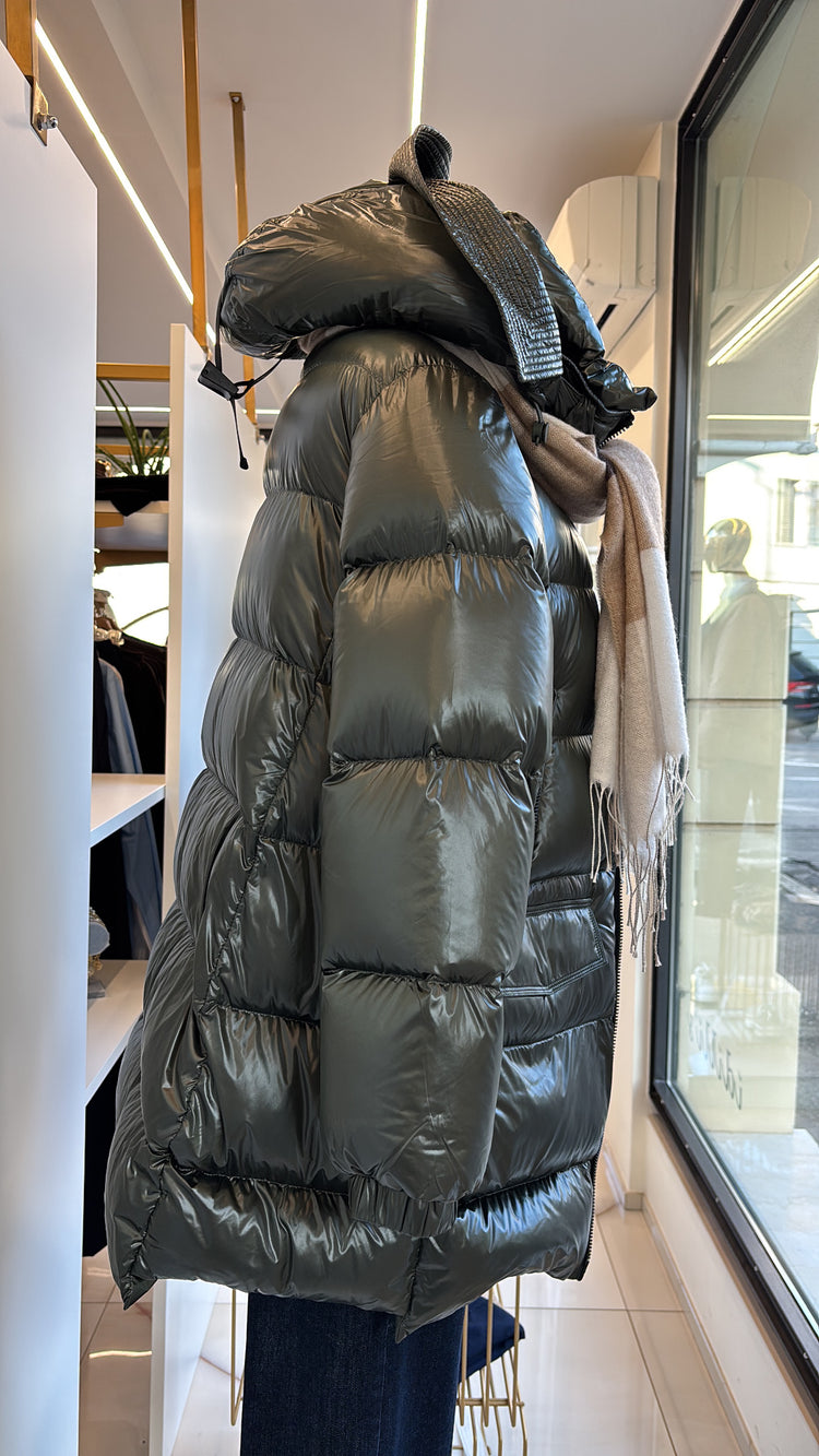 HAVEONE - PIUMINO CON CAPPUCCIO - MILITARY