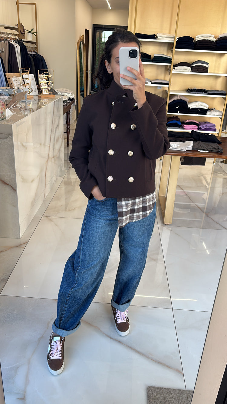 SUSY STAR - CAPPOTTO BOTTONI ORO - MORO