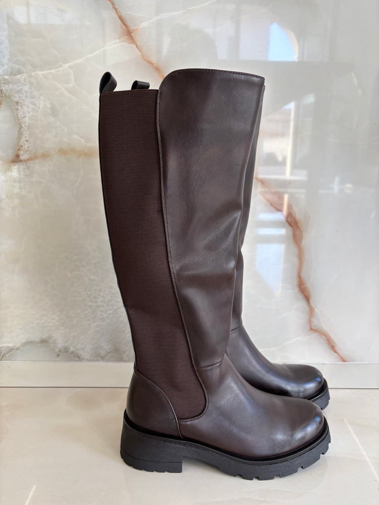 STIVALE ALTO - MARRONE