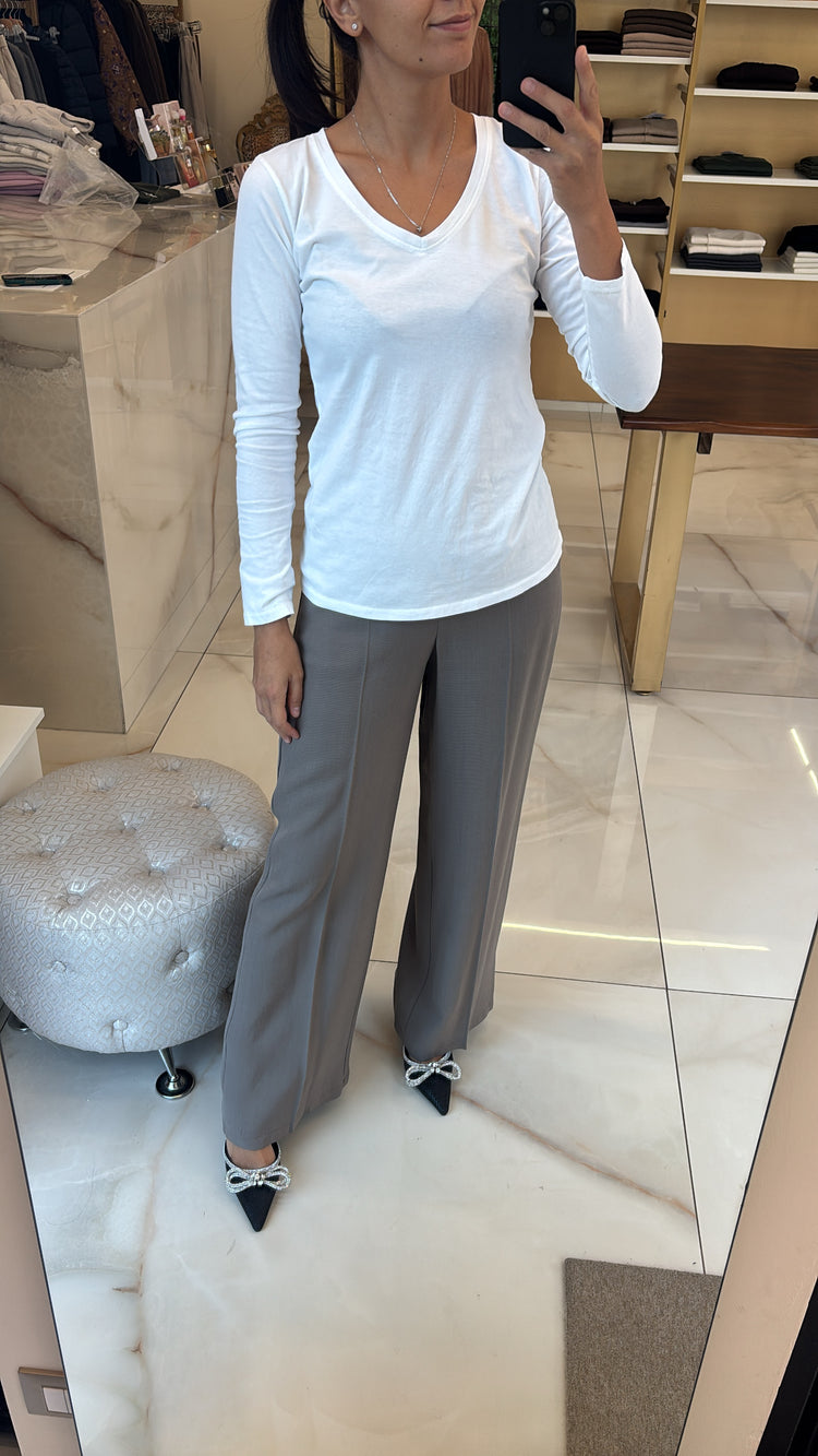 SUSY MIX - T SHIRT MANICA LUNGA - BIANCA