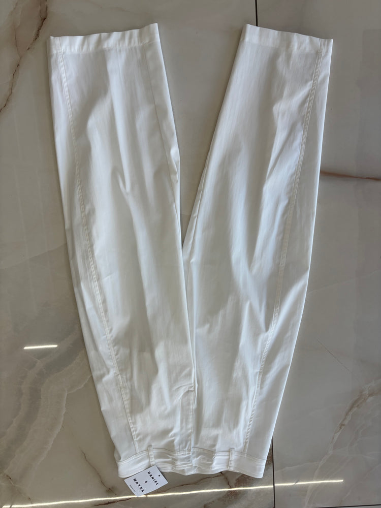 DANIEL & MAYER - PANTALONE OVETTO SUPER LEGGERO - BIANCO