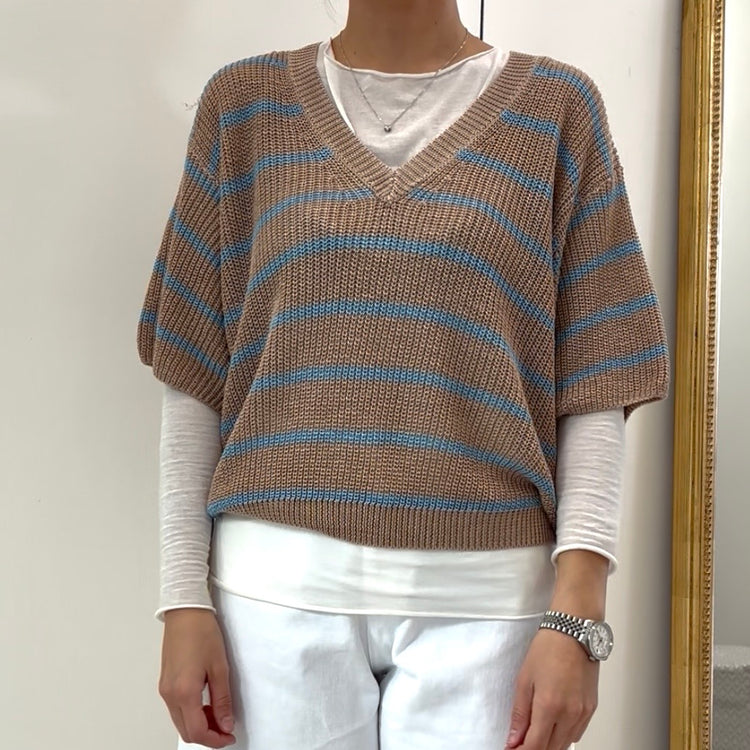 TENSIONE IN - MAGLIA RIGA - MANICA 3/4