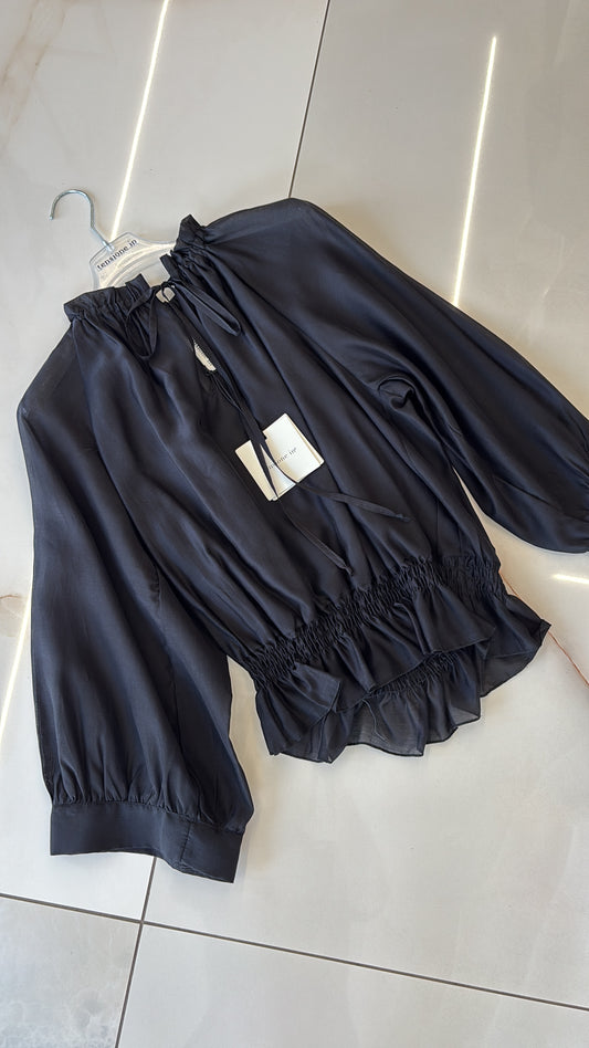 TENSIONE IN - CAMICIA MUSSOLA - NERA