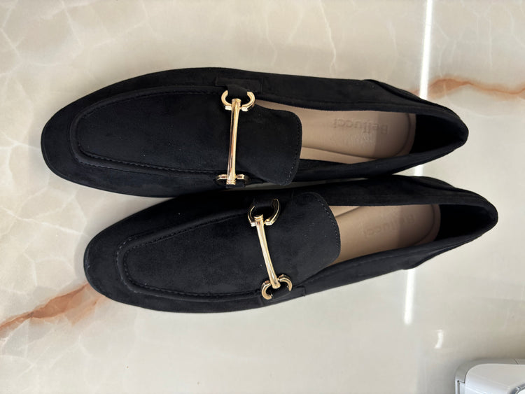 MOCASSINO ECOCAMOSCIO - NERO