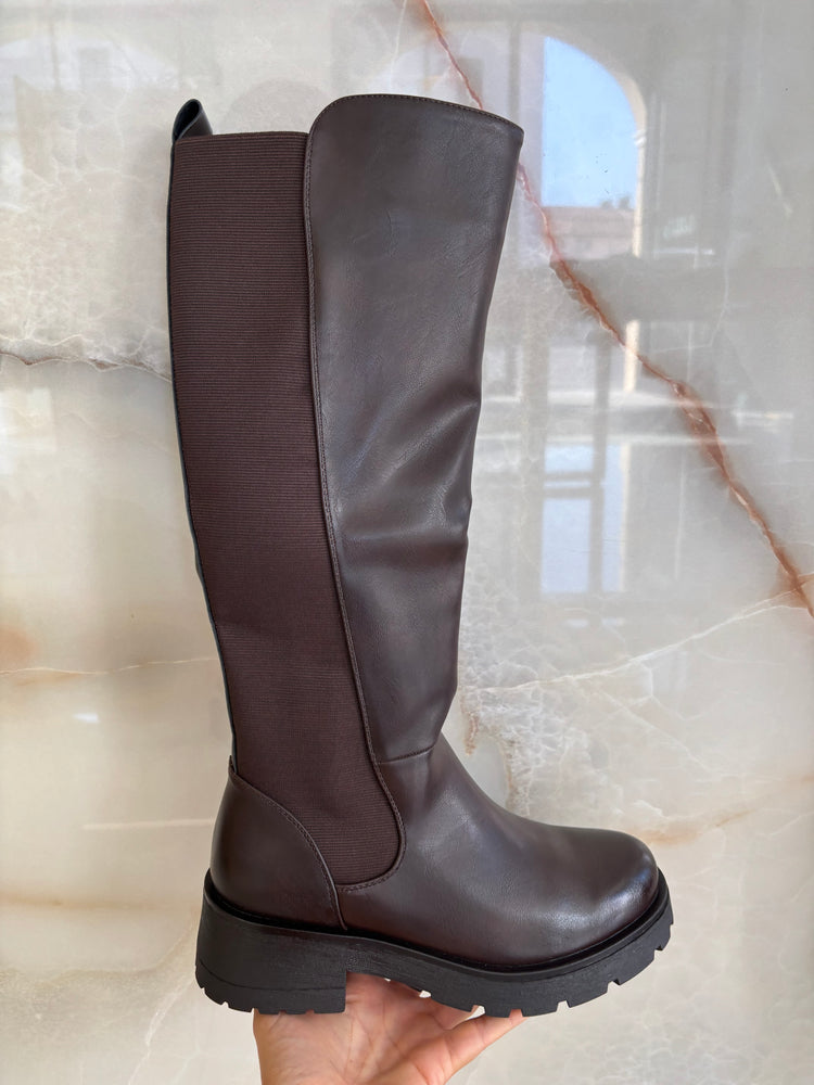 STIVALE ALTO - MARRONE