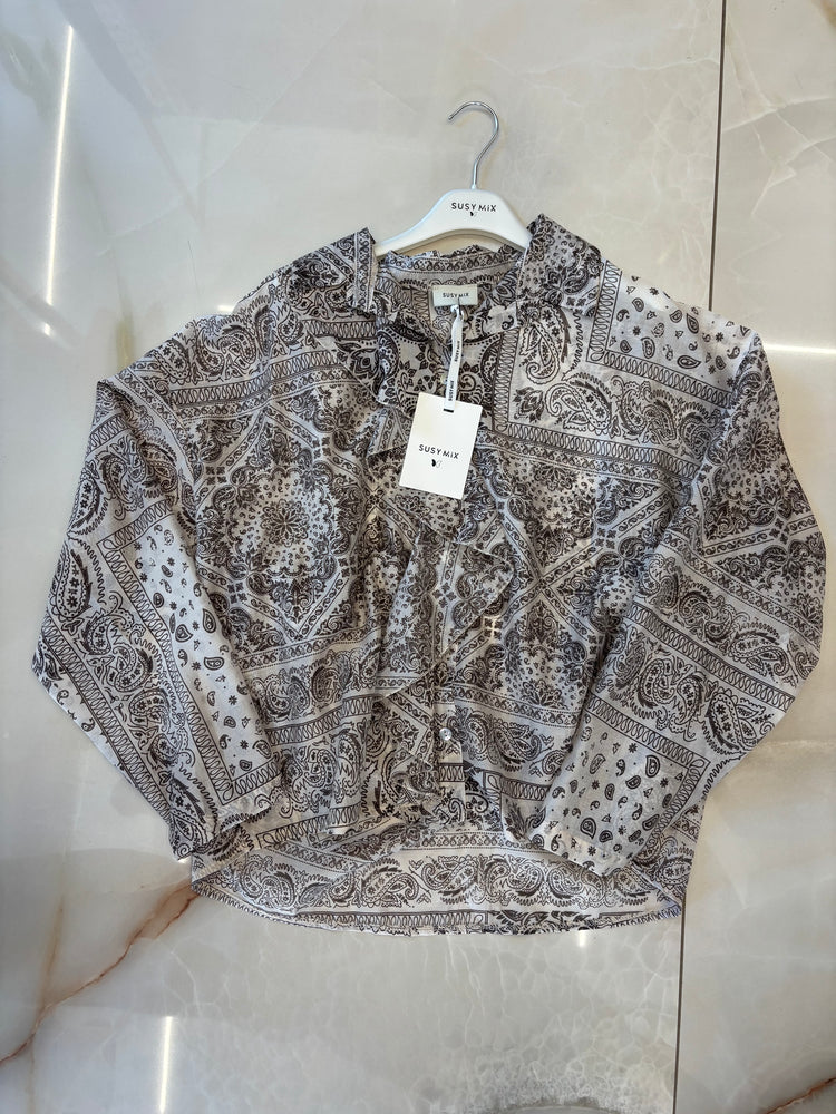 Susy mix - Camicia bandana - Moro