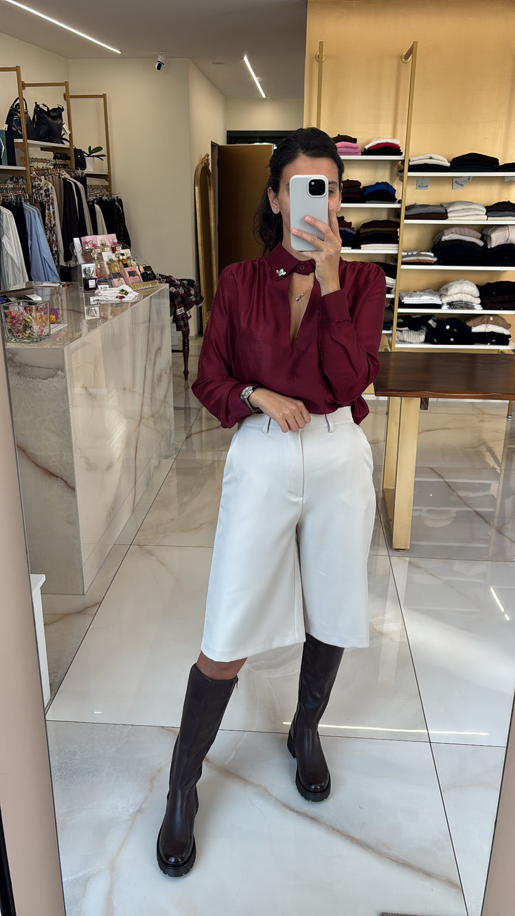 SUSY MIX - CAMICIA APPLICAZIONI - VINO