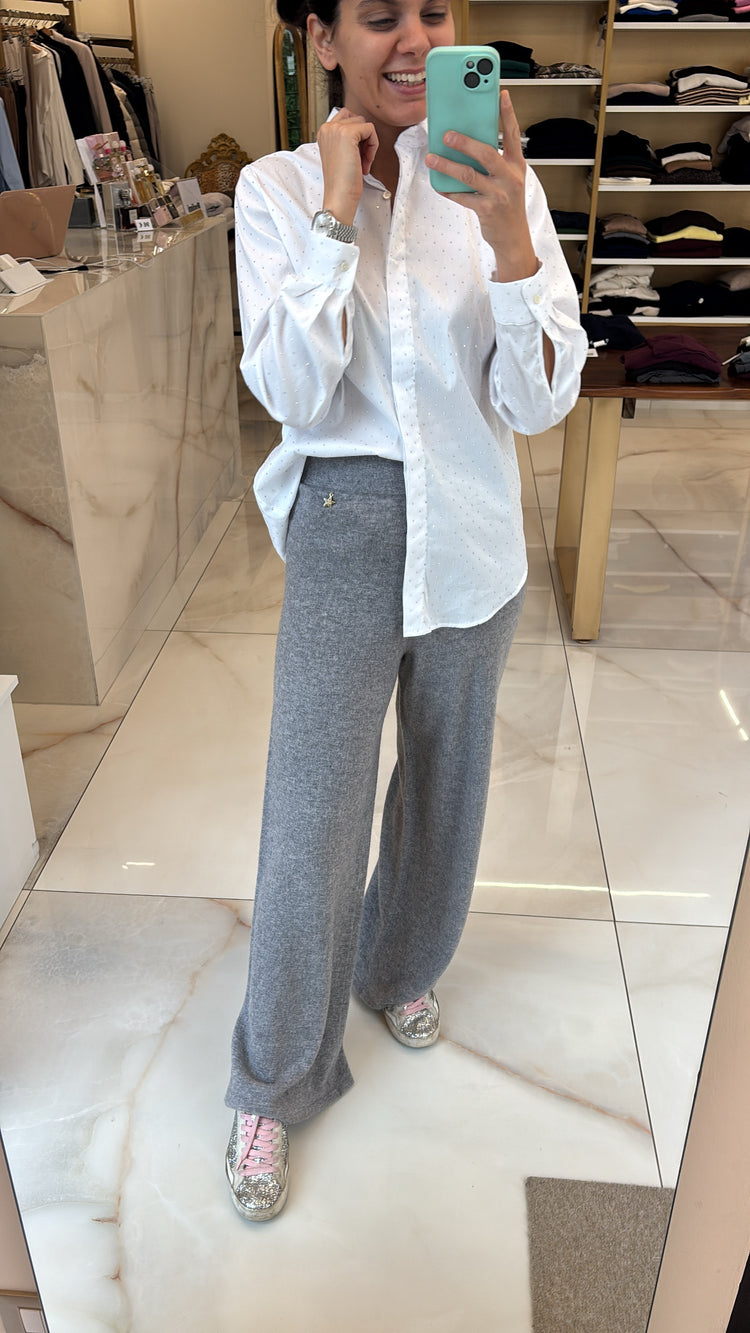 SOUVENIR - PANTALONE MORBIDO - GRIGIO