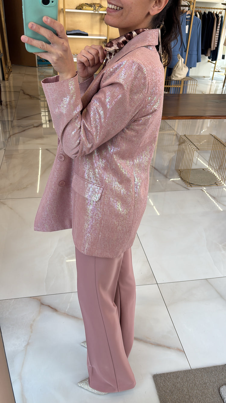 CARMEN - TAILLEUR LAME' - CANOTTA ROSA