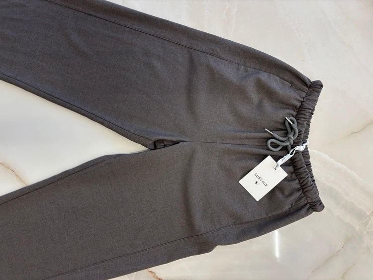 SUSY MIX - PANTALONE COULISSE - GRIGIO