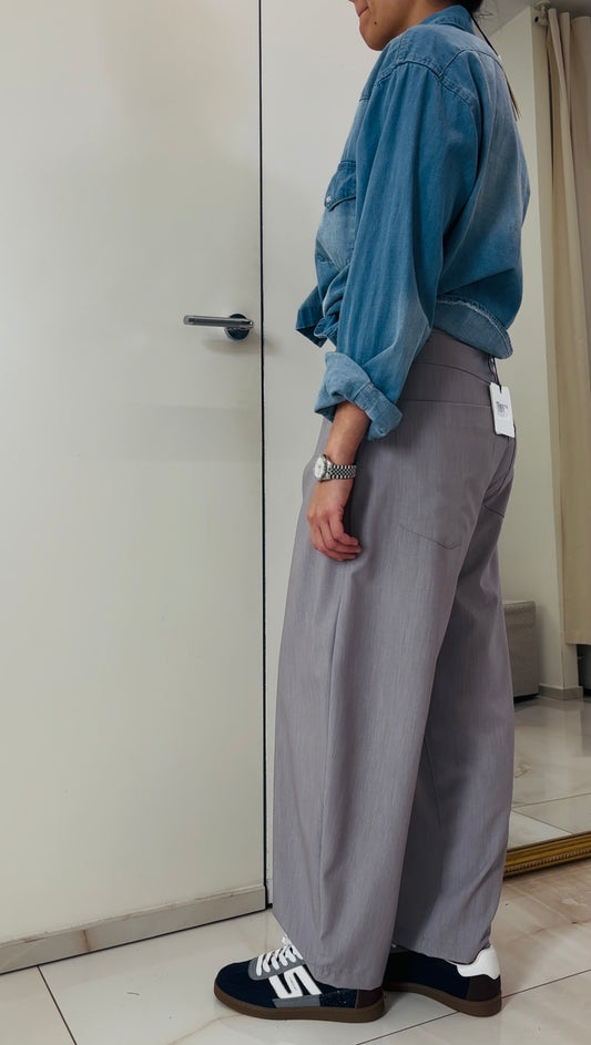 TENSIONE IN - PANTALONE BALI - GRIGIO