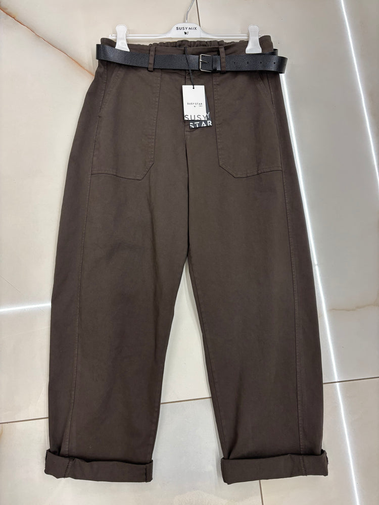 SUSY STAR - JEANS OVETTO - CHOCO