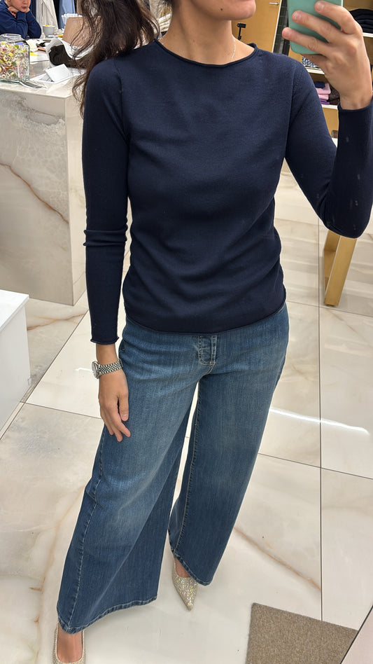 MARGARET - MAGLIONE MA6631 - BLU NOTTE