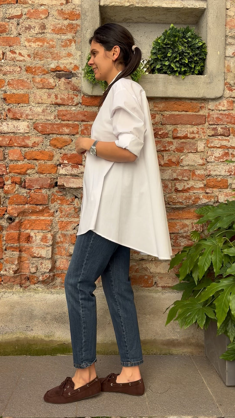 Carmen - Camicione / Abito - Bianca
