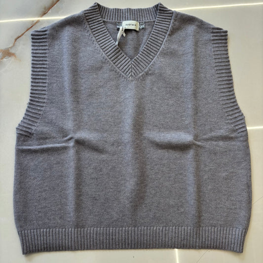 SUSY MIX - GILET MORBIDISSIMO - GRIGIO