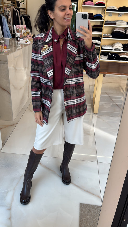 SUSY MIX - GIACCA DOPPIOPETTO - VINO