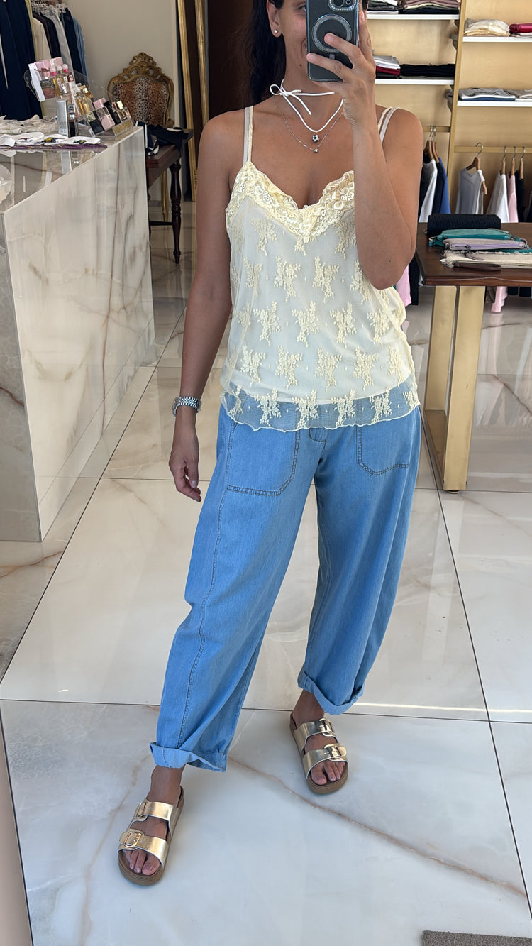 SUSY MIX - JEANS LEGGERISSIMO - AZZURRO